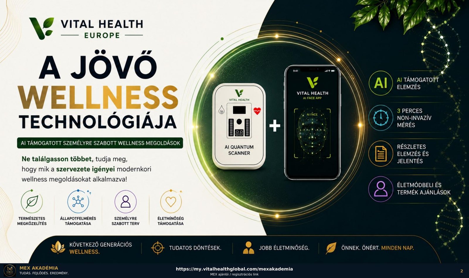 Vital Health wellness technológia